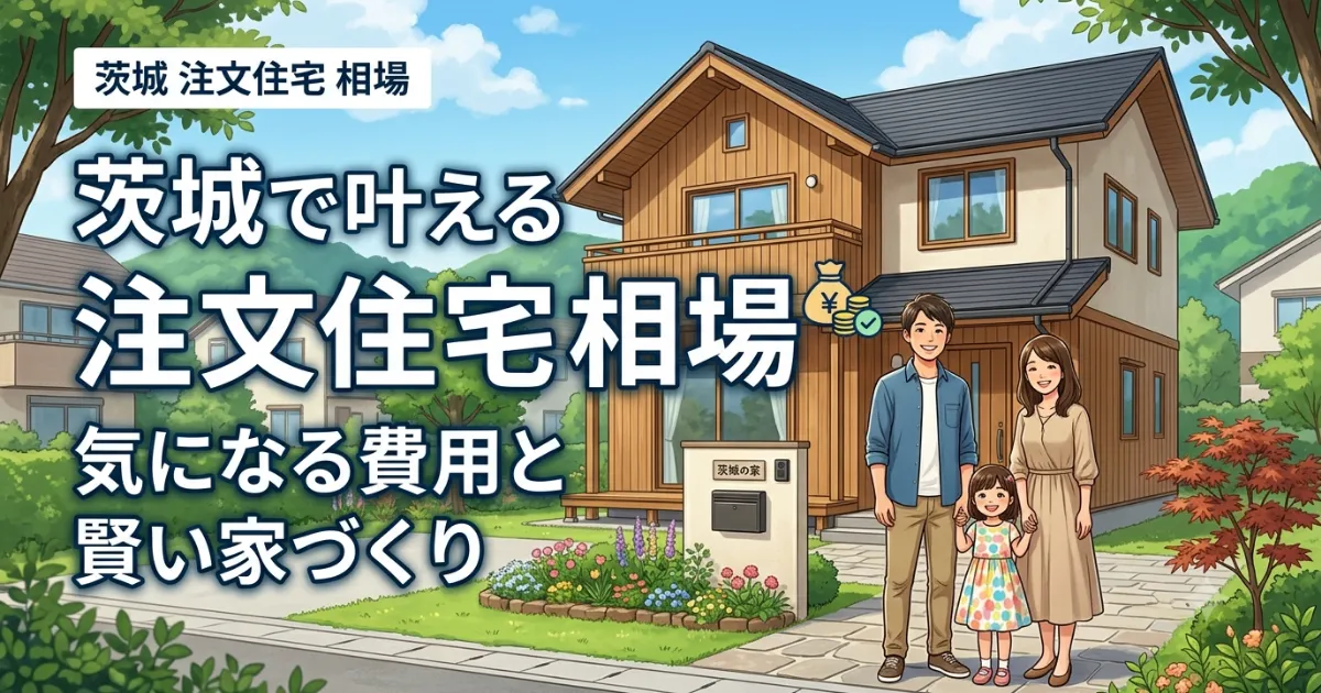 茨城 注文住宅 相場と坪単価の目安
