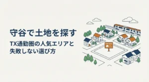 守谷で土地を探す｜TX通勤圏の人気エリアと失敗しない選び方