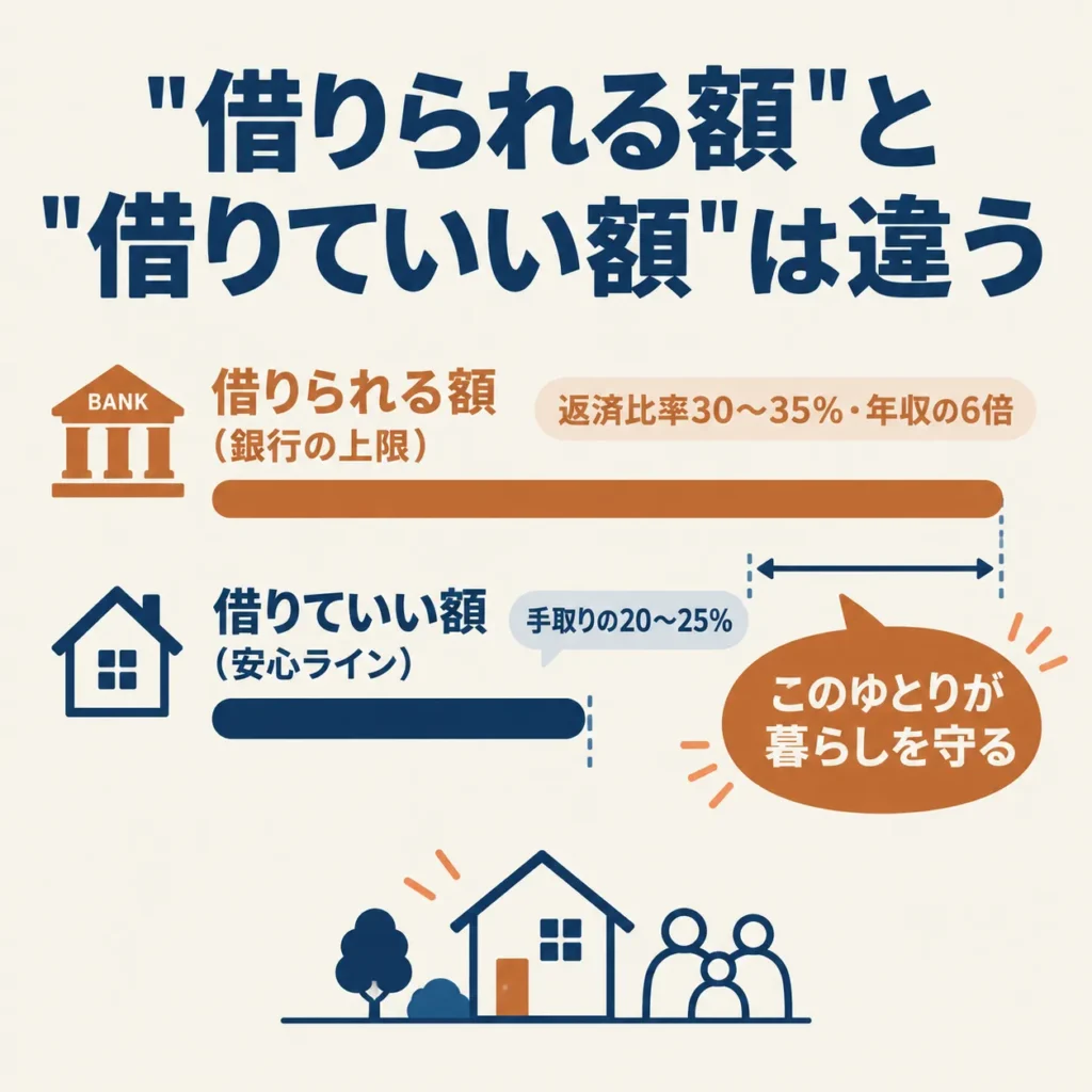 「借りられる額」と「借りていい額」