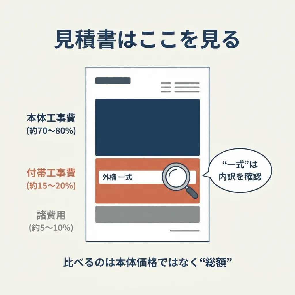 見積書はここを見る